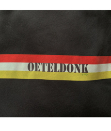 Sweater zwart met tekst Oeteldonk maat 5XL