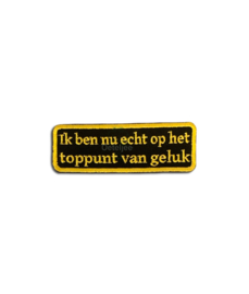 Geborduurd embleem met eigen naam of tekst diverse varianten