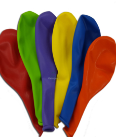 Ballonnen set 6 stuks assortie