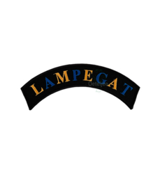 Lampegat rugembleem middel (18 cm)