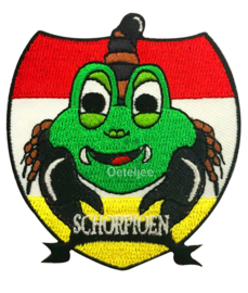 Oeteldonks embleem sterrenbeeld Schorpioen 23-10/22-11