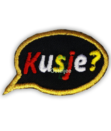 Oeteldonk embleem "Kusje?"