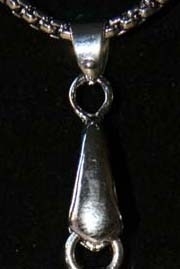 Metalen klemmetje voor hanger