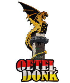 Oeteldonk rugembleem "Gouden draak"