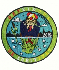 Embleem Oeteldonksche Club 2015 "Oeteldonk ge schittert" groot