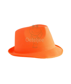 Hoed fluor oranje