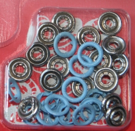 Roland sierdrukknopen open ring