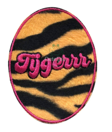 Carnaval fur embleem "Tijgerrr"