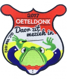 Embleem Oeteldonksche Club 2017 "Oeteldonk, daor zit meziek in" groot