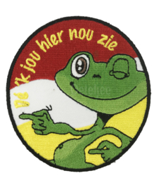 Oeteldonk embleem "De'k jou hier nou zie"