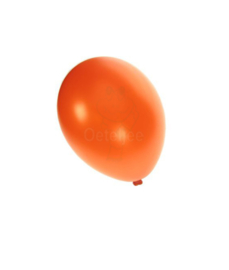 Metallic ballon oranje (10 stuks)