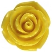 Kraal roos 11 mm Geel