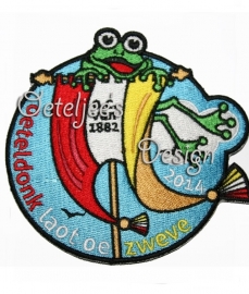 Embleem Oeteldonksche Club 2014 "Oeteldonk laot oe zweve"