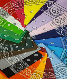 Boeren zakdoeken / bandana diverse kleuren