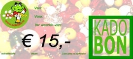 Cadeaubon "Oeteldonk" t.w.v. €15,- (per mail verstuurd)