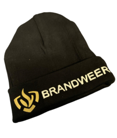 Baby cadeauset brandweer T-shirt, sokjes en mutsje