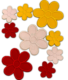 Oeteldonk emblemen: Set kleine Oeteldonkse bloemetjes