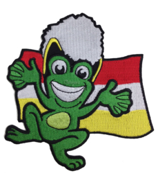 Embleem Oeteldonk vlag met kikker