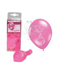 Geboorte ballonnen roze baby girl