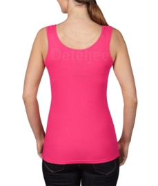 Roze zaterdag pink tanktop