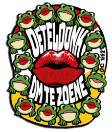 Embleem Oeteldonksche Club 2025 “Oeteldonk, om te zoene” groot