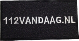 Geborduurde badge 112Vandaag.nl