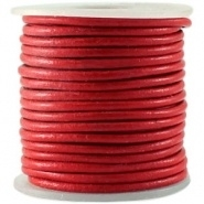 DQ leer rond 2 mm Jester red