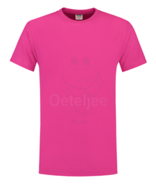 Foute party pink t- shirt heren ronde hals