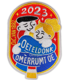 Embleem Oeteldonksche Club 2023 "Oeteldonk omèrrumt oe" klein