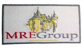 Borduren bedrijfslogo als embleem