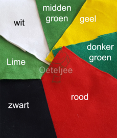 Viltlapjes diverse kleuren