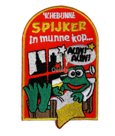 Oeteldonk embleem "spijker in munne kop"