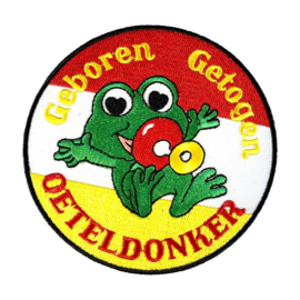 Oeteldonk embleem "Geboren en getogen Oeteldonker"