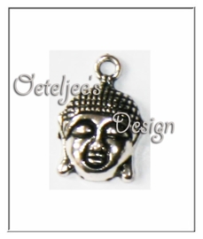 Bedel - Metaal boeddha nikkelkleur