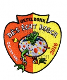 Embleem Oeteldonksche Club 2016 "Oeteldonk, dè's écht Bosch" groot