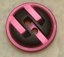 Knopen algemeen - Multicolor roze - zwart