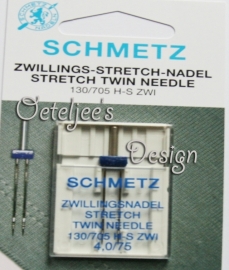 Machinenaalden Schmetz Stretch tweelingnaald 4.0/75