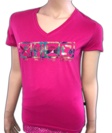 t-shirt roze maandag / gay pride "Eat Pride Sleep Repeat" dames