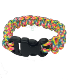 Paracord armband regenboogkleuren