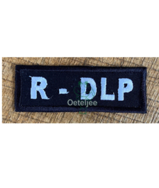 R-DLP embleem zwart/wit