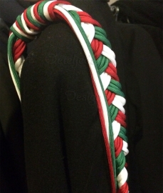 Erekoord paracord rood wit groen