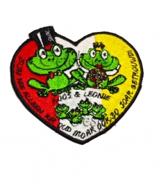 Geborduurd embleem 30 jaar getrouwd