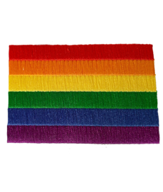 Embleem regenboog kleuren