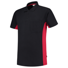 Tricorp poloshirt Bicolor borstzak 202002/TP2000 met bedrukking