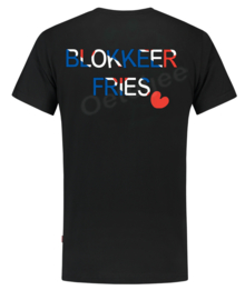 T-shirt Blokkeer Fries met pompeblêd