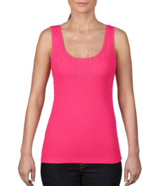 Foute party pink tanktop dames