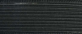 Doorstik taille elastiek 25 mm zwart