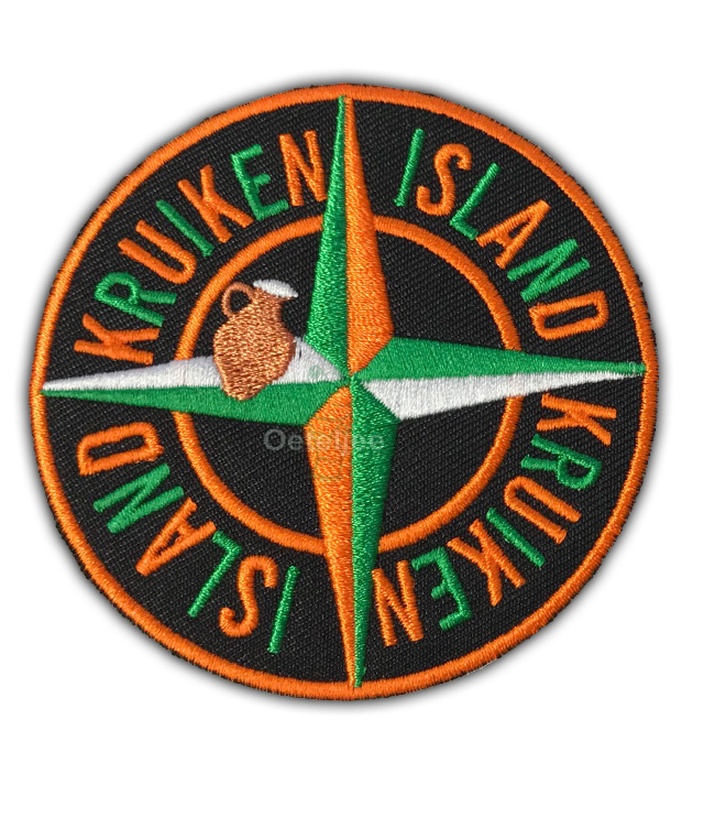 maniac Pelagisch katoen Kruikenstad embleem "Kruiken Island" | Kruikenstad carnavalsartikelen |  Oeteljee Den Bosch