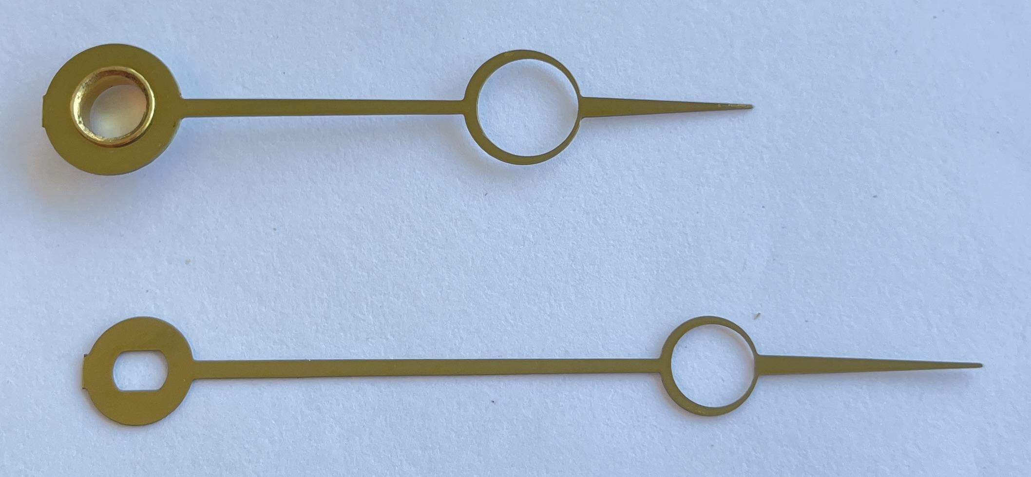 QEF2491 Quarzt wijzerset, staal, goudkleur, type Maan 50/62mm