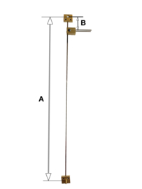 Slingerveer Jaarpendule Schatz A=92mm x B=5.5mm, Miniatuur 53 (10A)